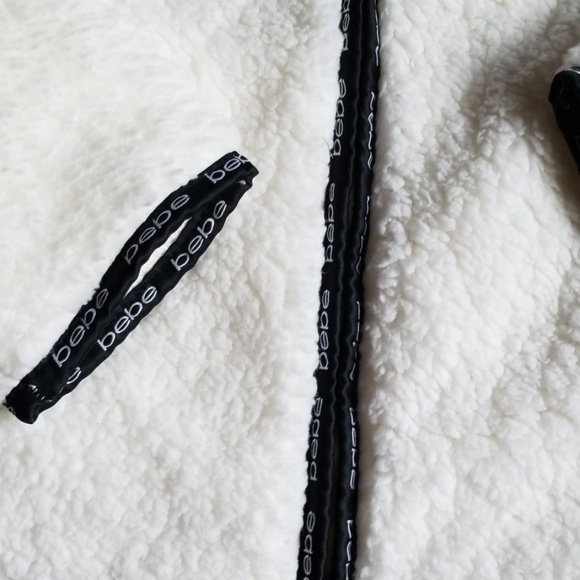 💖 BEBE Sherpa coat! Stunning, warm, and unique♡ - Picture 4 of 4